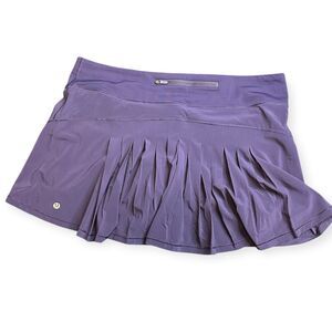 LULULEMON Women’s Purple Circuit Breaker Skirt Skort II Size 12 Tall / Long